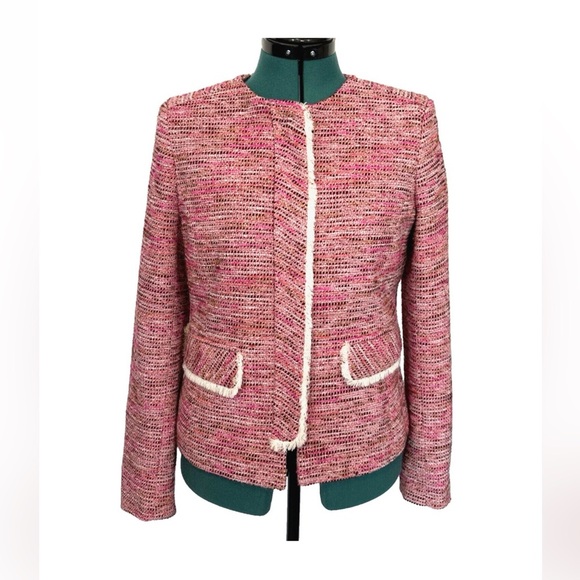 Helene Berman Pink Tweed Blazer - Picture 1 of 9